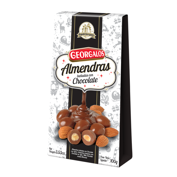 ALMENDRAS GEORGALOS C/CHOCOLATE 100GR