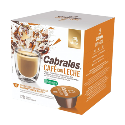 CAPSULAS CABRALES DOLCE CAFE C/ LECHE12U