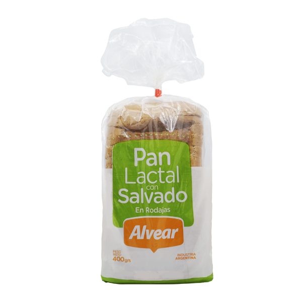 PAN ALVEAR LACTAL SALVADO 400GR