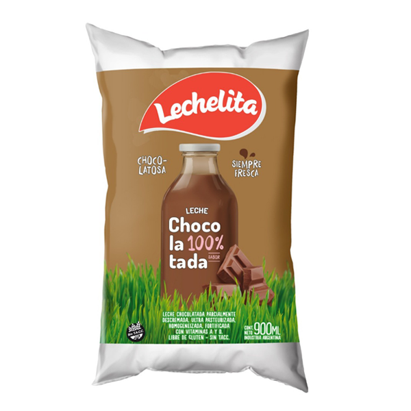 CHOCOLATADA LECHELITA SACHET 900CC